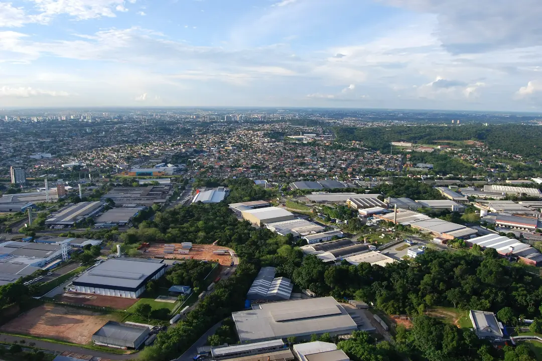 Vista aérea da Zona Franca de Manaus. Foto: Divulgação/ Suframa