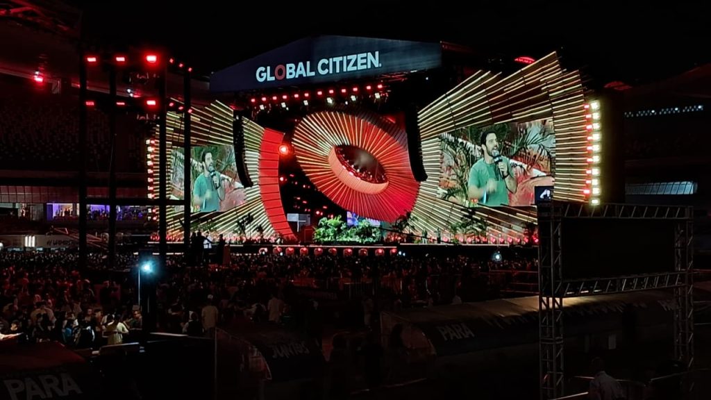Belém recolhe meia tonelada de recicláveis no Global Citizen Festival 2 belém